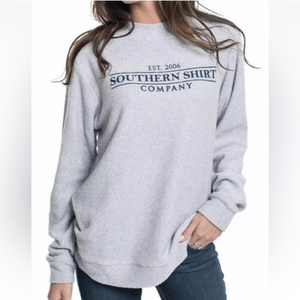 THE SOUTHERN SHIRT CO. Heather Looped Terry Pullover